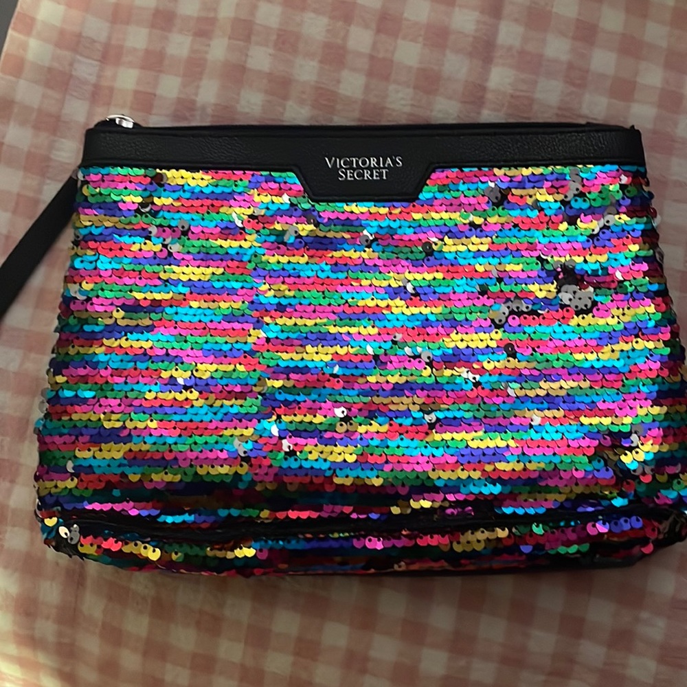 Victoria’s Secret multicolor sequin purse